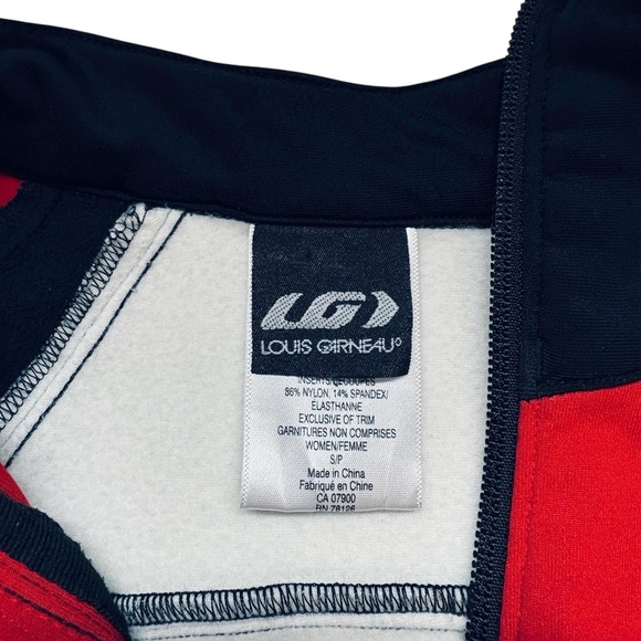 Women's Louis Garneau Cycling Jacket, Small, Black, Red, White 🚲 - Picture 5 of 12